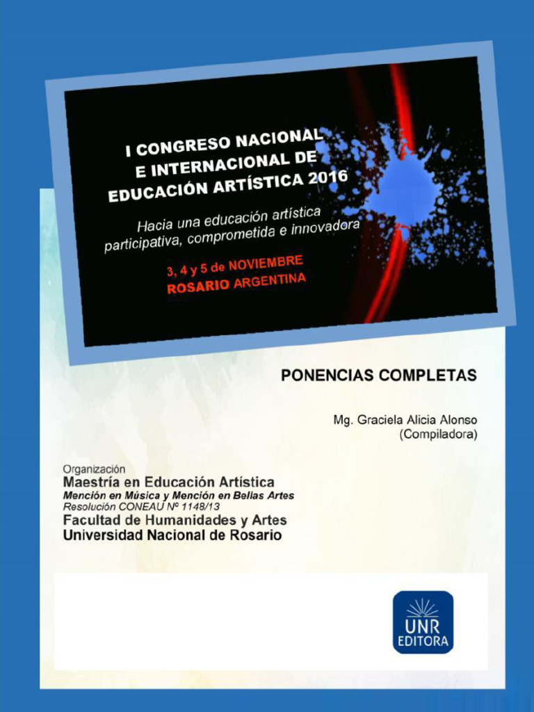I Congreso Nacional e Internacional de Educación Artística 2016 | PDF ...