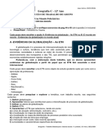 TrabGeogC Globalização ETN-MundoEmRecorte 1ºP