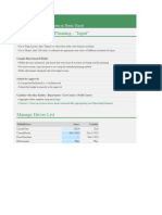 OpEx Budget Template