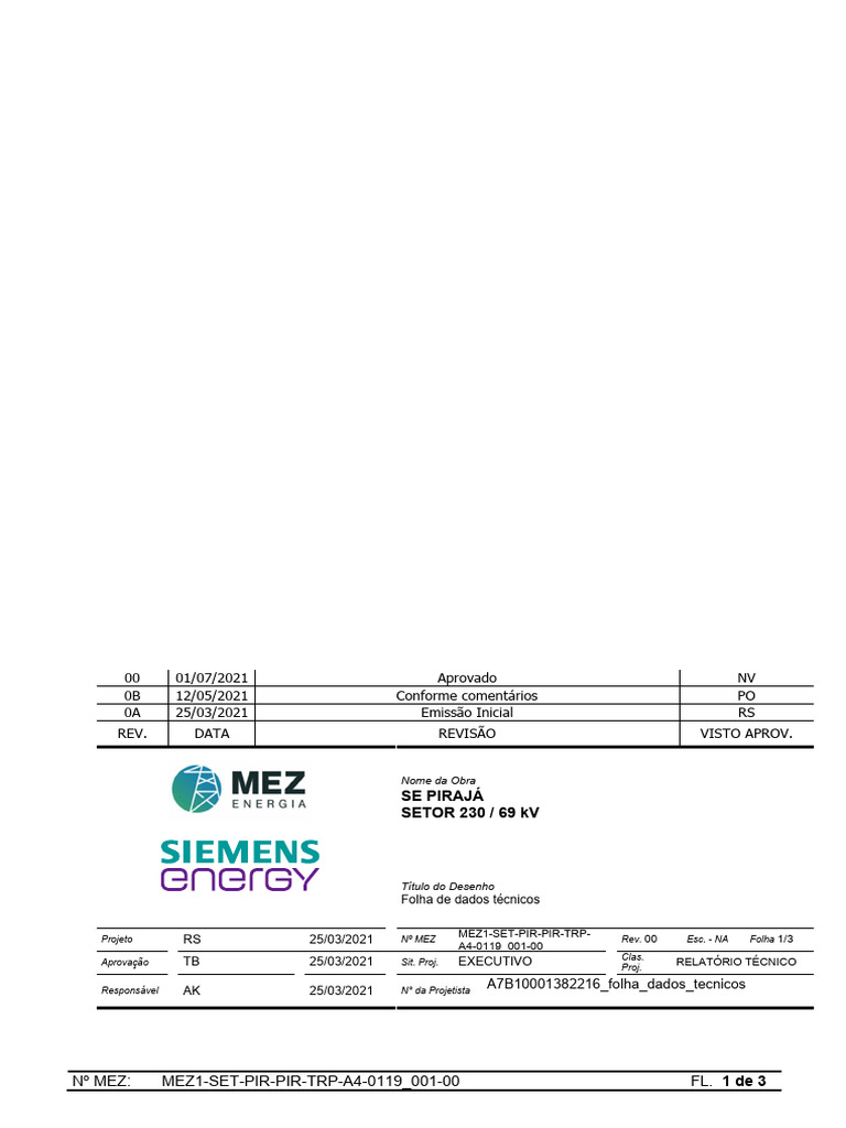 Pir - TRP - A4 - 0119 - 001 - 245cd-53216e64 Data Sheet Trafo 230Kv PDF ...