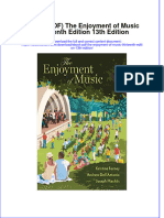 The Enjoyment of Music Thirteenth Edition 13Th Edition Full Chapter