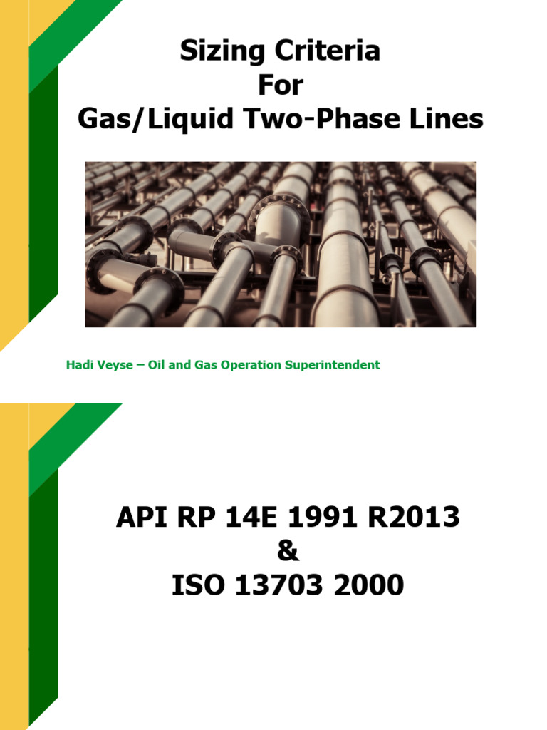 Two-Phase Line Sizing Criteria | PDF | Fluid Dynamics | Corrosion