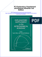 Explanatory Supplement To The Astronomical Almanac 3Rd Edition Full Chapter