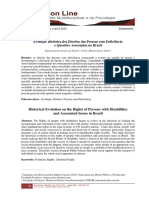 TEXTO 04 Evolução Histórica Dos Direitos Da Pesso Acom Deficiência No Brasil