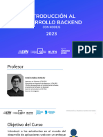 Clase 01 - Desarrollo Backend - 2023