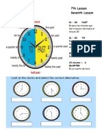 LECCIÓN 7, La Hora, Los Números
