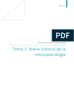 Tema 1. Breve Historia de La Neuropsicología