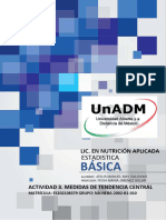 Actividad 3 Medidas de Tendencia Central