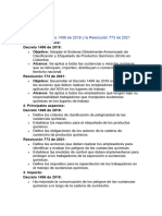 Analisis Del Decreto y La Resolución