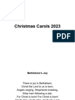 Christmas Carols 2023