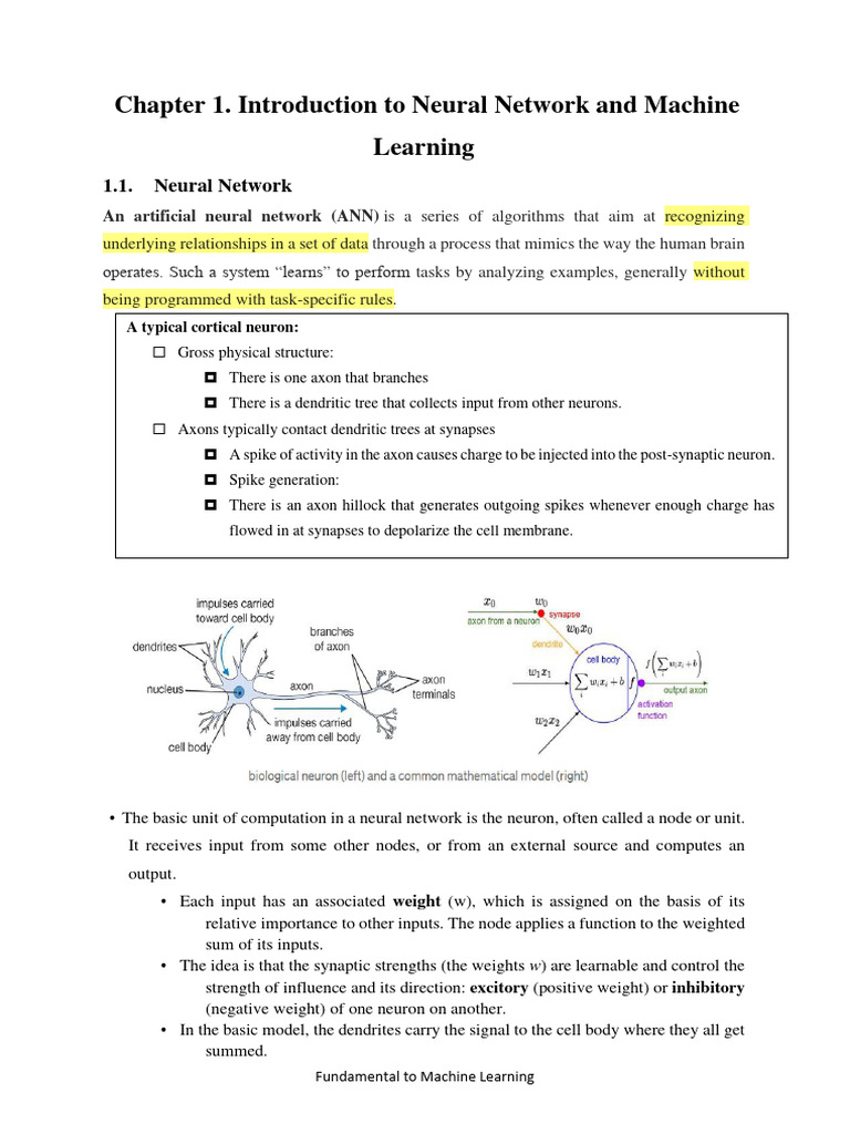 Introduction to Neural Networks | PDF | Machine Learning | Distance