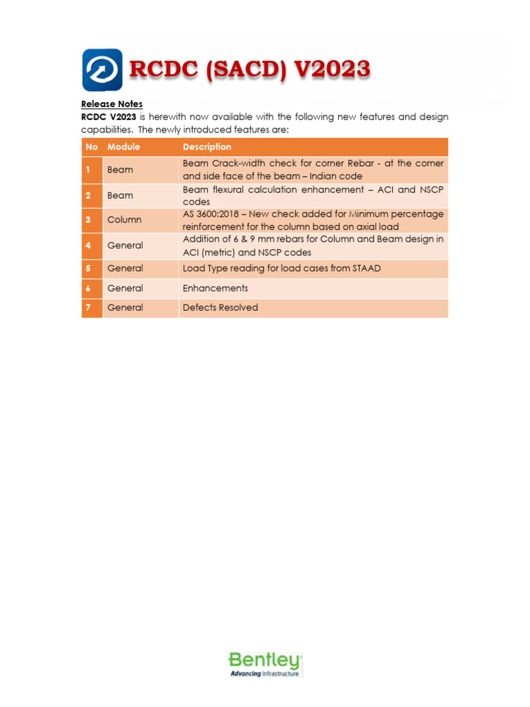 RCDC V2023 Release Notes and Features | PDF | Deformation (Engineering ...