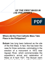 Lesson 3-He Site of The First Mass in The Philippines