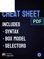 Ultimate CSS Cheatsheet