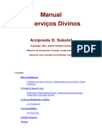 Manual de Serviços Divinos - Arcipreste D. Sokolof