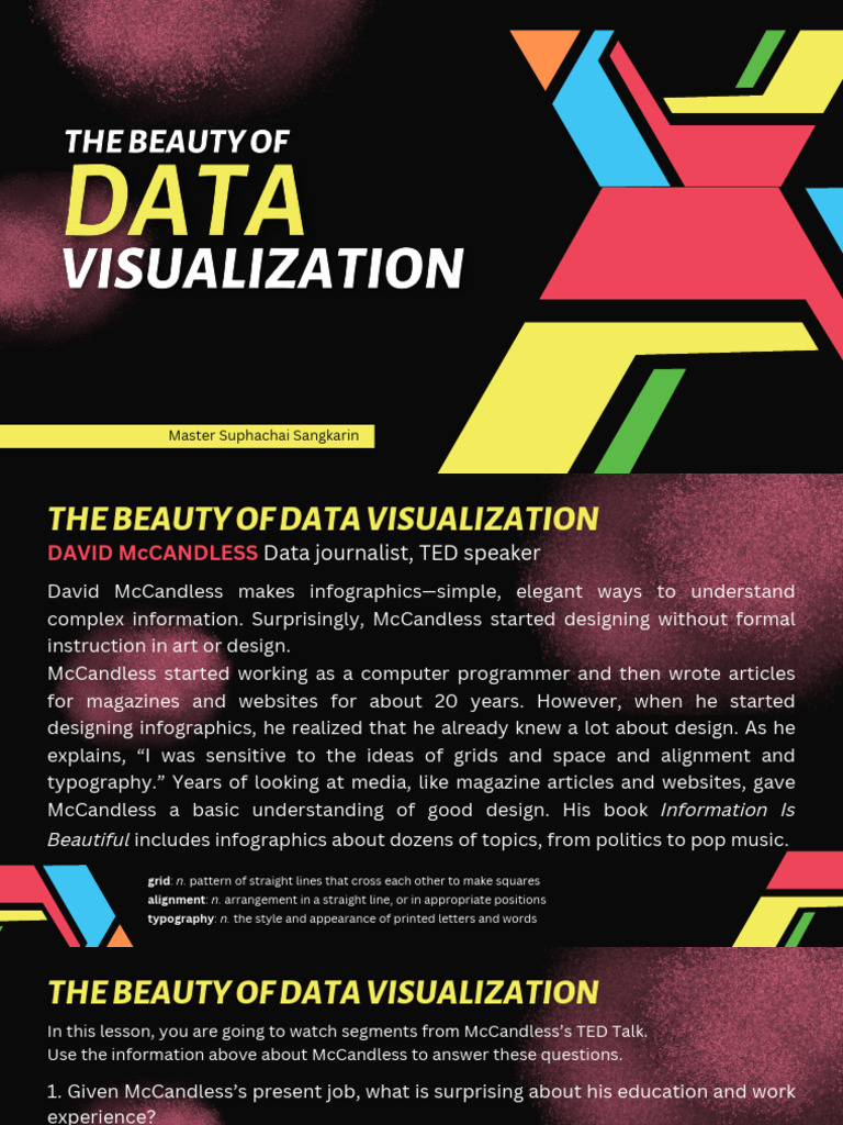The Art of Data Visualization Explained | PDF | Information | Infographics