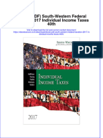 South Western Federal Taxation 2017 Individual Income Taxes 40Th Full Chapter