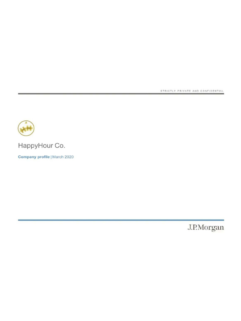 JP MORGAN CHASE INVESTING BANKING Task 2 | PDF