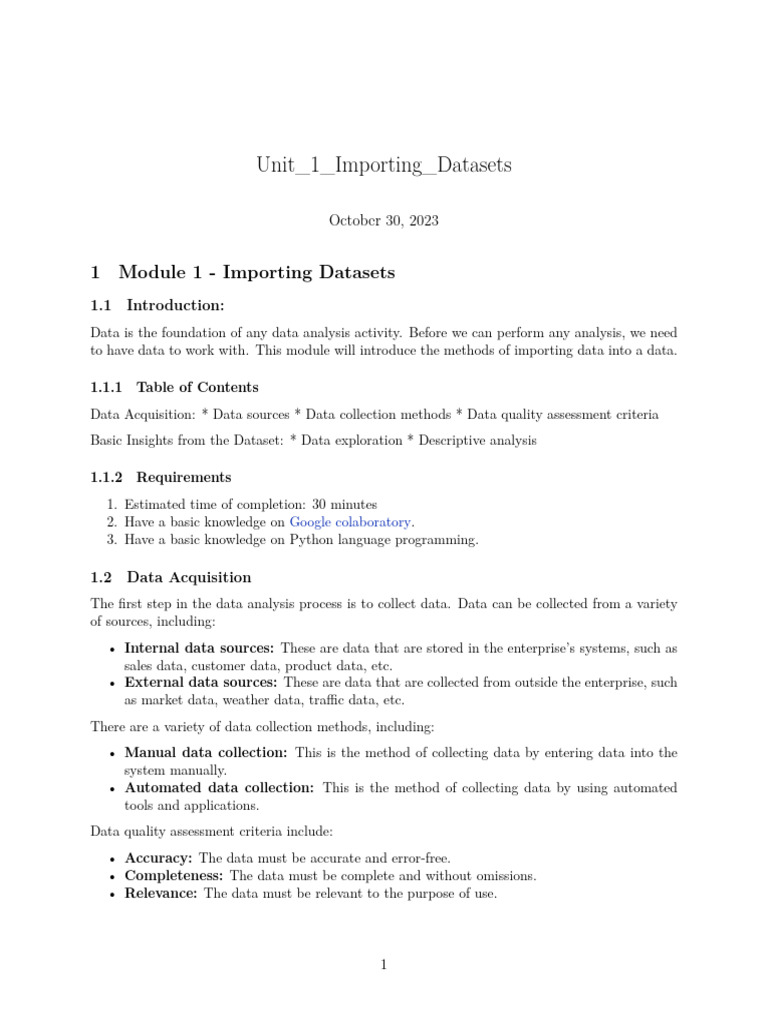 Data Acquisition Python | PDF | Data | Comma Separated Values