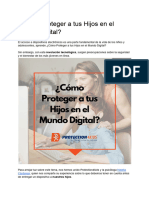 ¿Cómo Proteger A Tus Hijos en El Mundo Digital