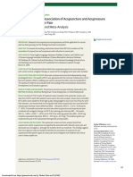 Clinical Evidence For Association of Acupuncture and Acupressure With Improved Cancer Pain A Systematic Review and Meta-Analysis