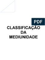 classificação mediunidade