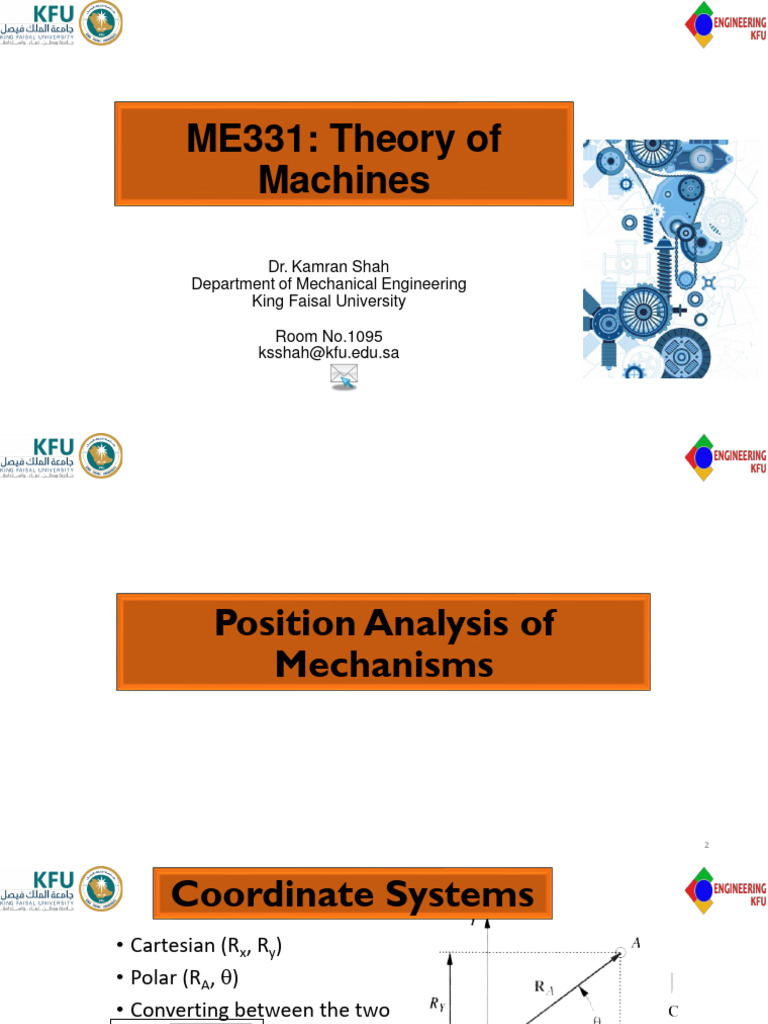 Theory of Machines Fall 2023.. | PDF | Complex Number | Differential ...