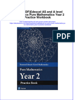 Pdfedexcel As and A Level Mathematics Pure Mathematics Year 2 Practice Workbook Full Chapter