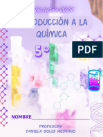 5to Loris Malaguzzi Módulo INTRODUCCION A LA QUÍMICA 5to Profesora Daniela Solis 2024