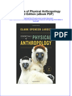 Essentials of Physical Anthropology Third Edition PDF Full Chapter