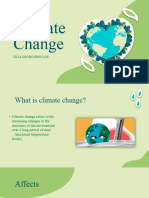 Climate Change - by Slidesgo