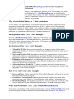 Cover Letter Examples Information Technology