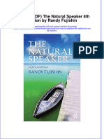 Original The Natural Speaker 8Th Edition by Randy Fujishin Full Chapter