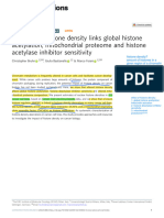 Cancer Cell Histone Density Links Global Histone Acetylation, Mitochondrial Proteome and Histone Acetylase Inhibitor Sensitivity