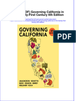 Governing California in The Twenty First Century 6Th Edition Full Chapter