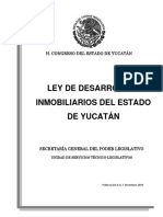 Ley de Desarrollos Inmobiliarios Del Estado de Yucatán 7 Dic 2010
