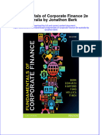 Fundamentals of Corporate Finance 2E Australia by Jonathon Berk Full Chapter