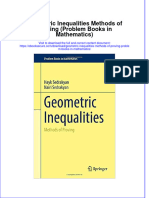 Geometric Inequalities Methods of Proving Problem Books in Mathematics Full Chapter