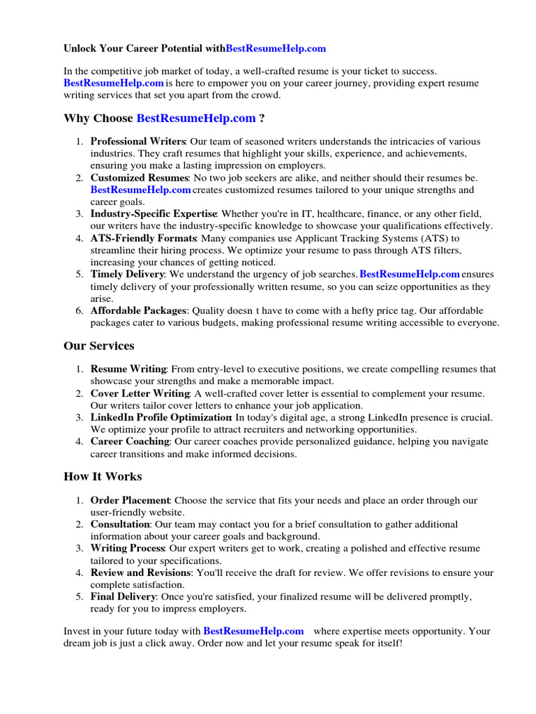 Parts of A Resume PDF R sum - 1712596563