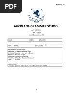 Pre-Q Acc T1 Exam 2022