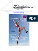 Human Anatomy Physiology Laboratory Manual Fetal Pig Version 12Th Full Chapter