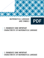 Mathematical Languange Answers