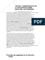 Principio de Legalidad en El Derecho Penal