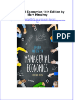 Download Managerial Economics 14Th Edition By Mark Hirschey full chapter docx