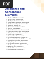 Assonance and Consonance