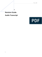 Revise AQA GCSE French Audio Transcript