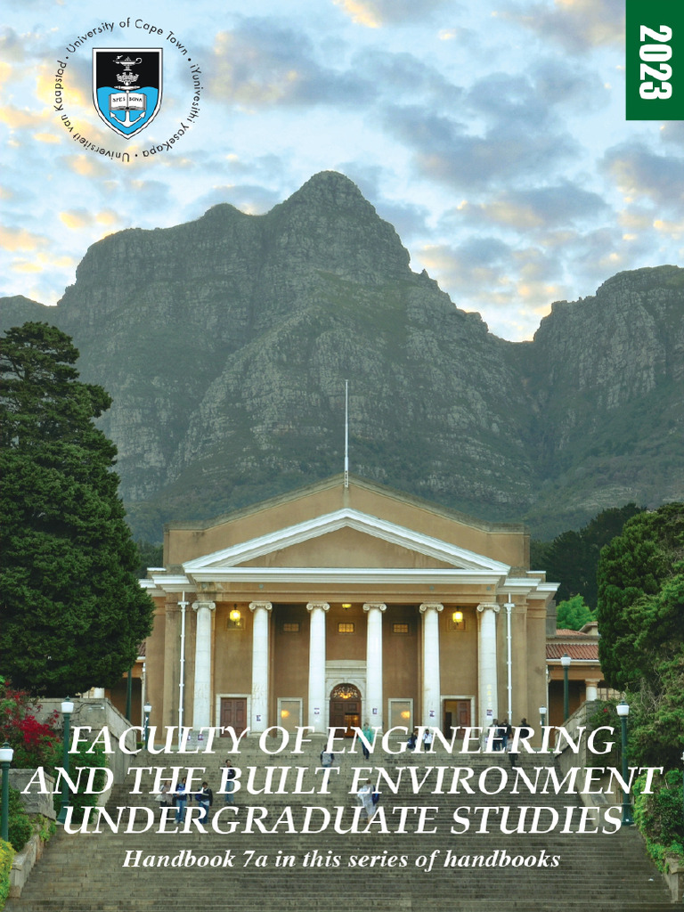 UCT Engineering Undergraduate Handbook 2023 | PDF | Bachelor's Degree ...