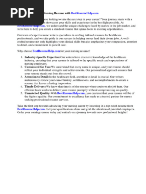 Best Resume Nurse