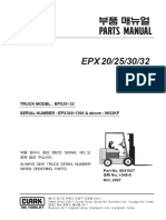Clark Epx20 35 9652KF Parts Manual