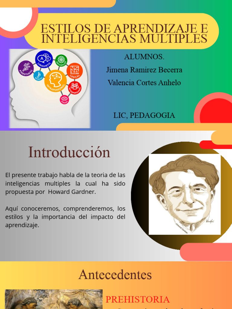 Estilos de Aprendizaje e Inteligencias Multiples | PDF